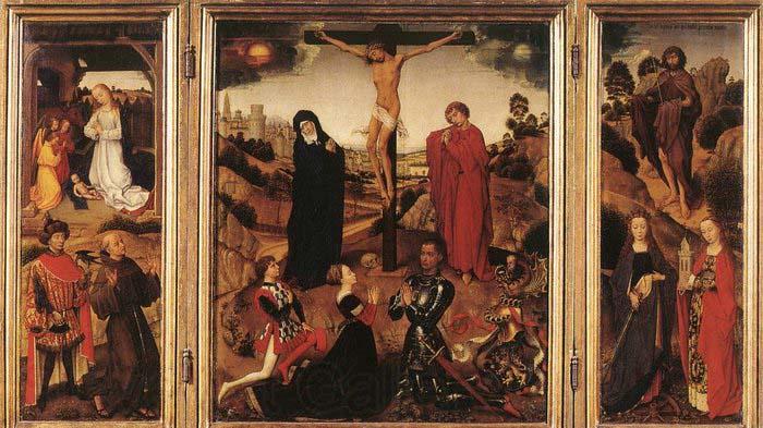 WEYDEN, Rogier van der Sforza Triptych France oil painting art